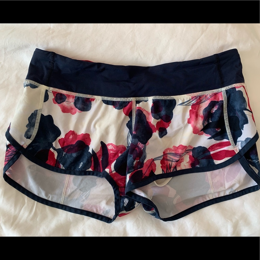 Floral Lululemon Shorts